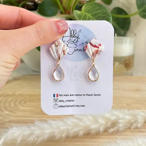 Les Marbrés Roses et Strass 